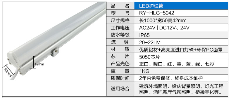 LED数码管 LED护栏管 LED数码管厂家 瑞意照明
