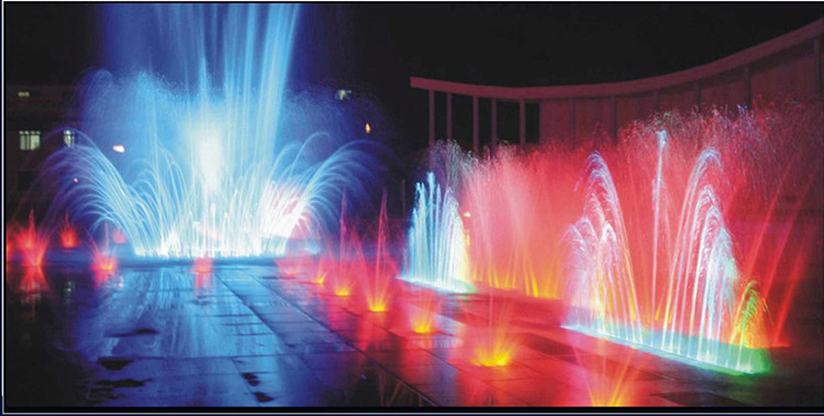 【天津】子游广场喷泉亮化瑞意LED水底灯不输大品牌